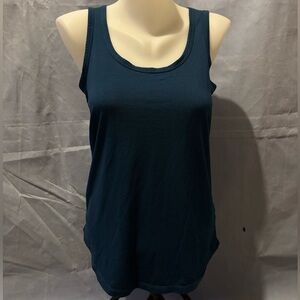 Women's Sleeveless Navy Top